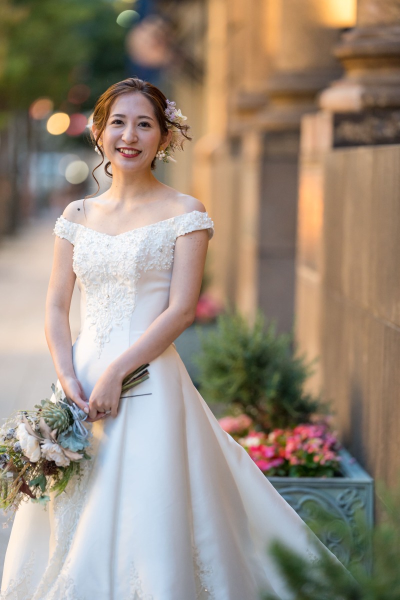 美しい花嫁から目が離せない