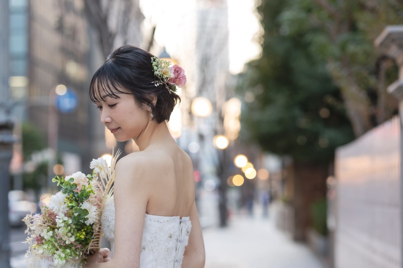 花嫁のソロショット
