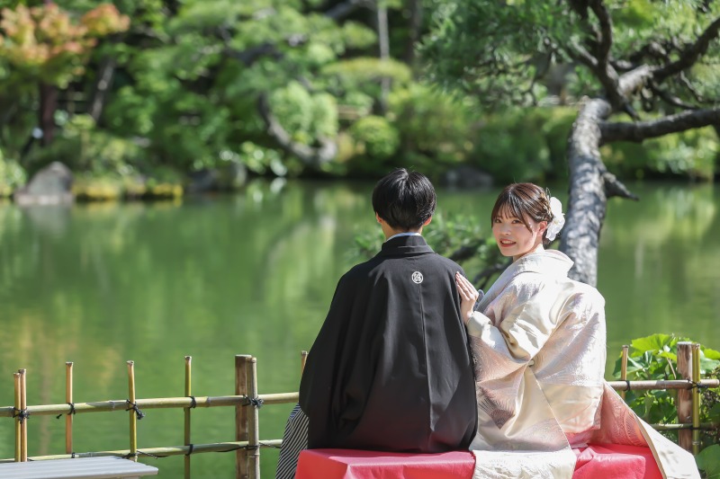 新婦の振り返りショット♪