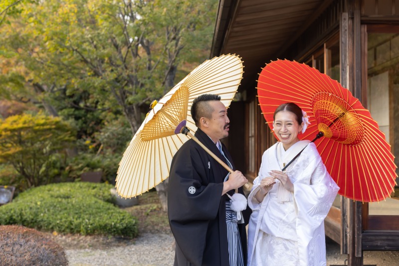 新婦も思わず照れ笑い