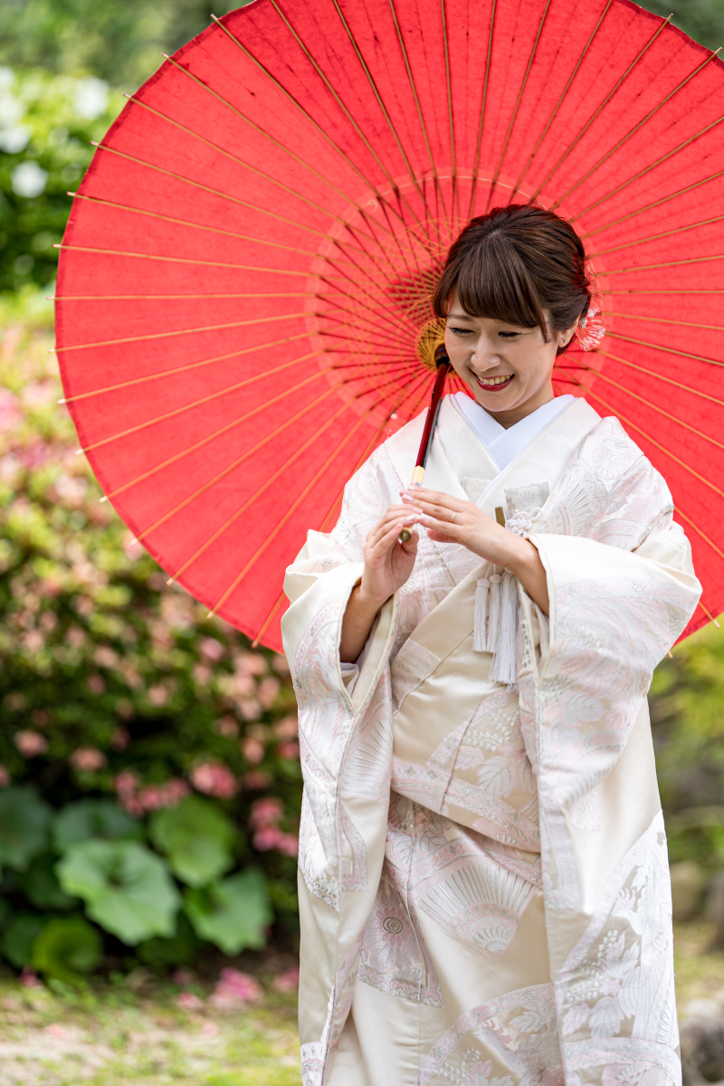 可愛い花嫁から目が離せない