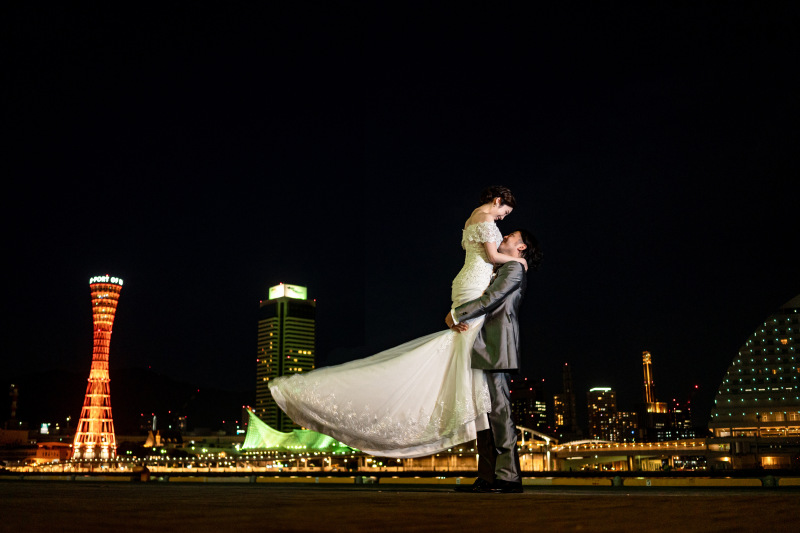 Aラインやマーメイドまで幅広いドレスラインナップ