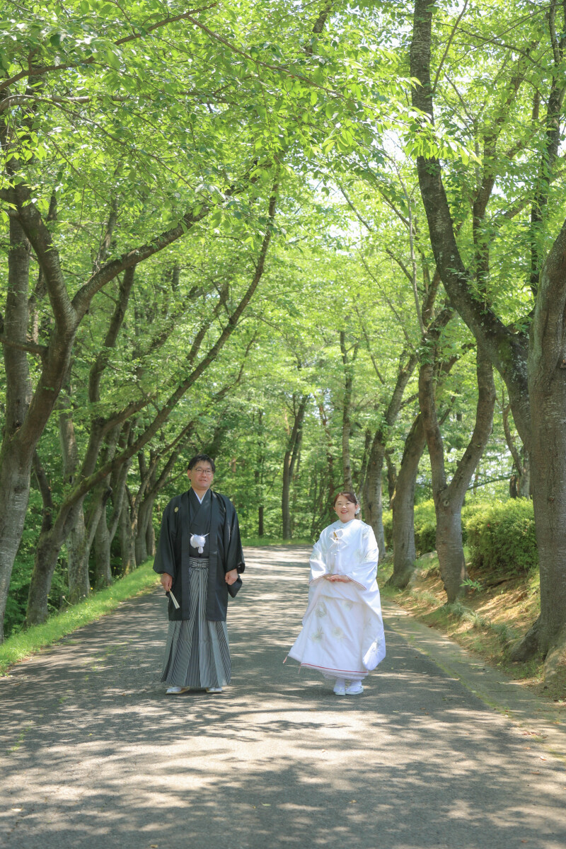 公園で