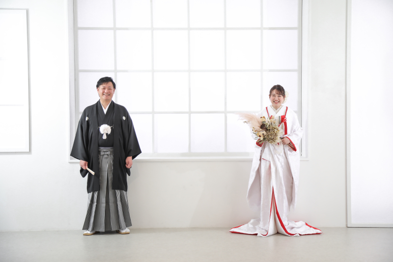 並んでにっこり