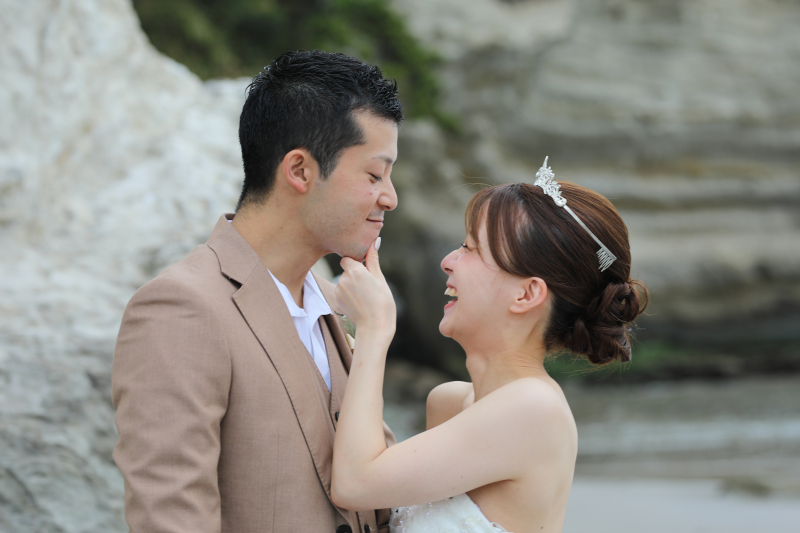 笑顔咲くふたりの瞬間