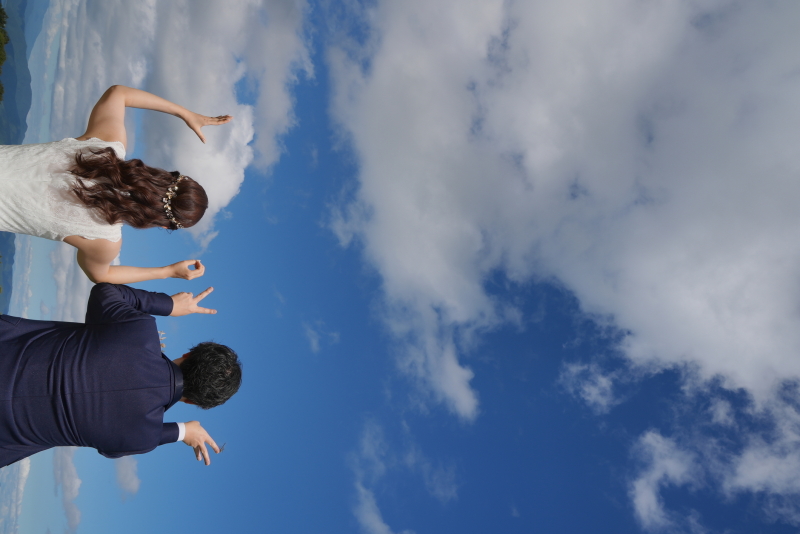 真夏のような青空だけど・・・