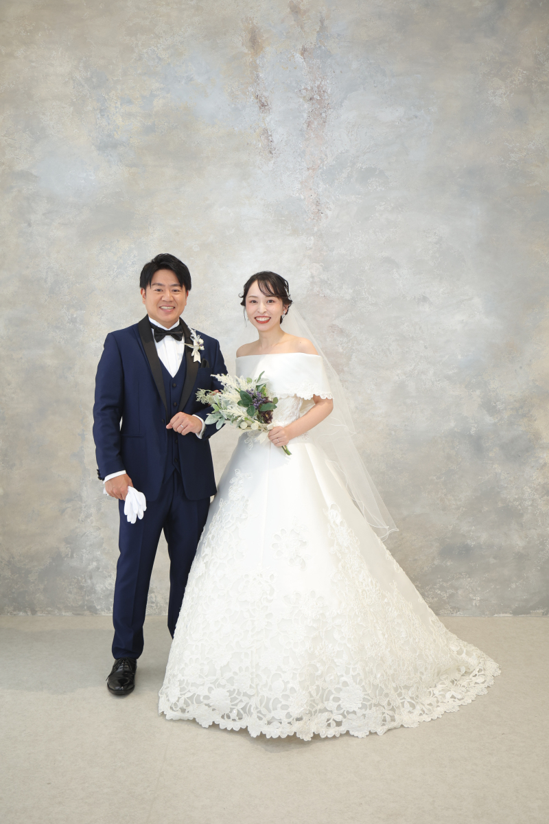 2着目はウェディングドレスで