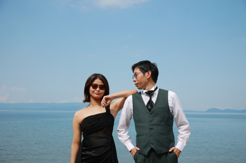 サングラスでクールに