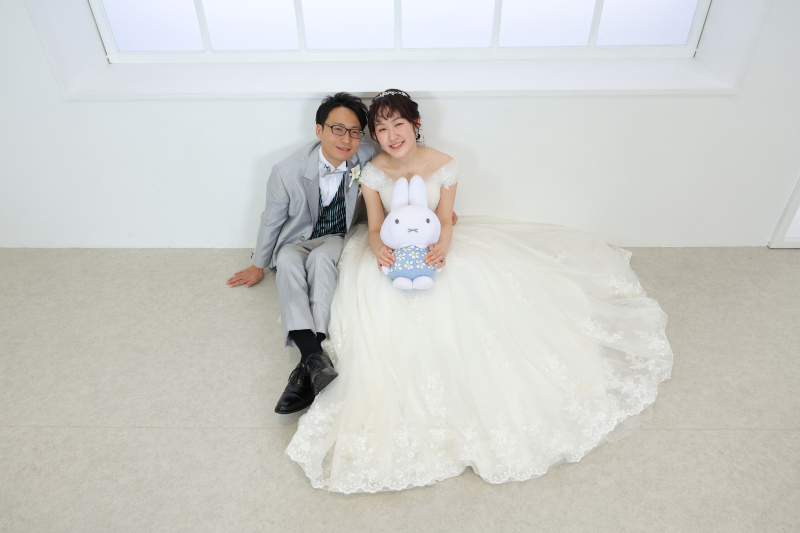 座ったショット