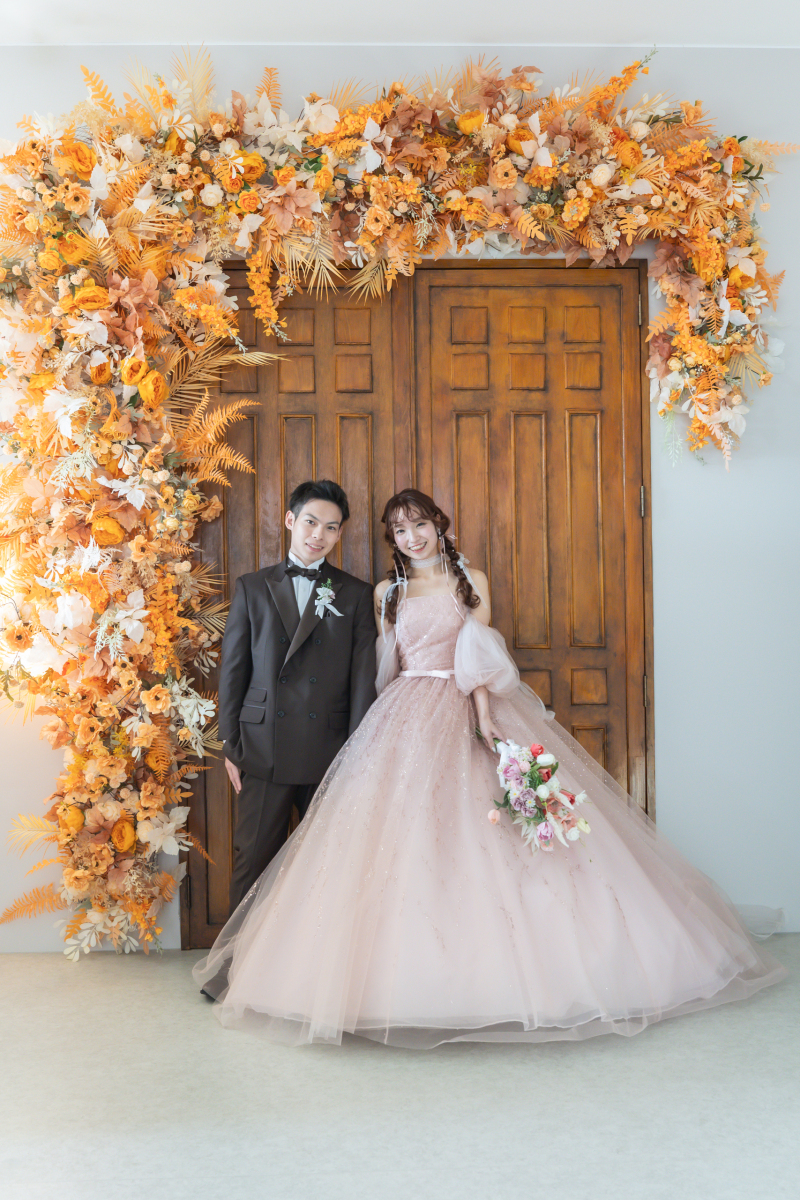 ニュアンスピンクが主役の大人可愛い撮影