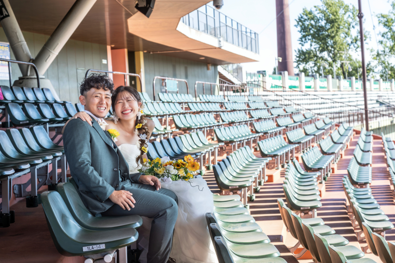 「ここが、ふたりのホームグラウンド。」