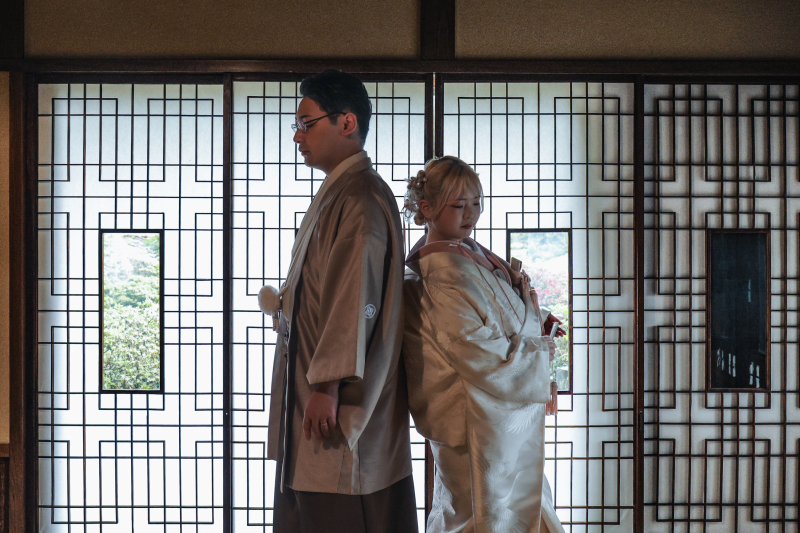 背中で語る誓い