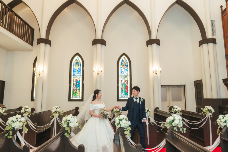 ふたりで歩くバージンロード