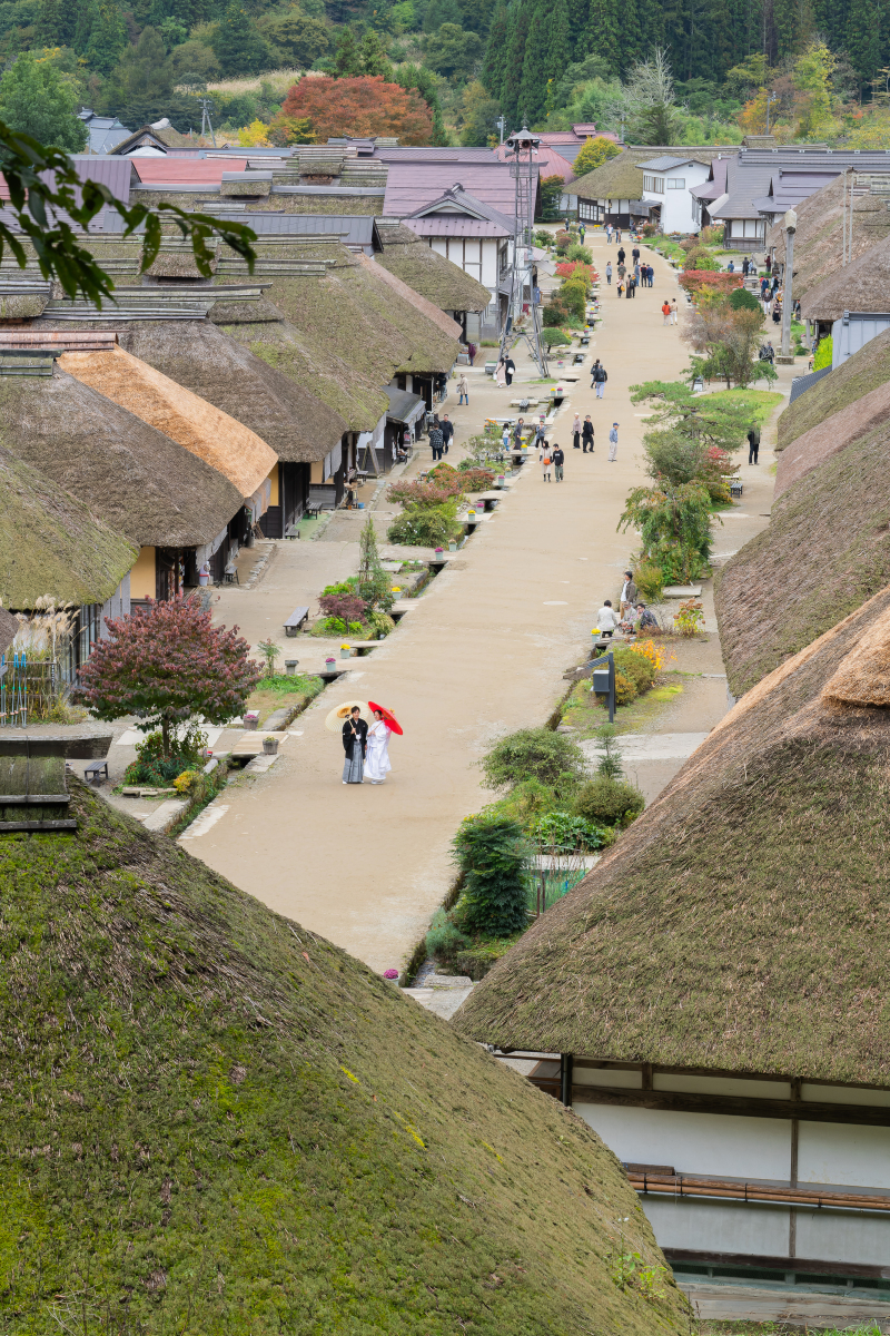 和装１着大内宿