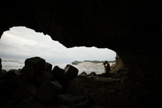 スタジオ振袖ドレス　ロケ白ドレス