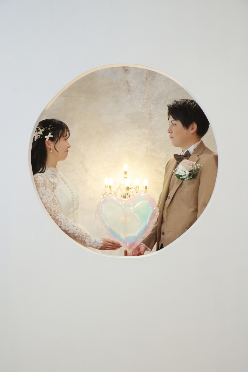 透明感のあるバルーンと