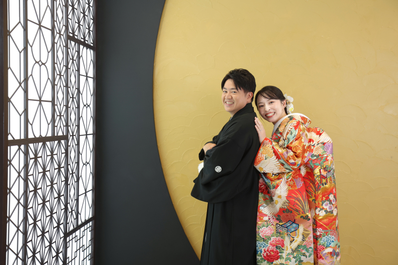 両家ご両親みんなで笑顔の撮影会