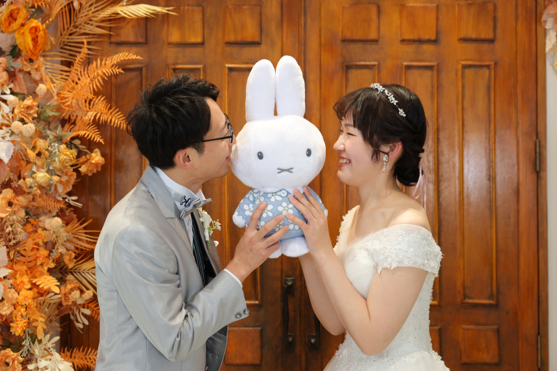 ミッフィーちゃんと