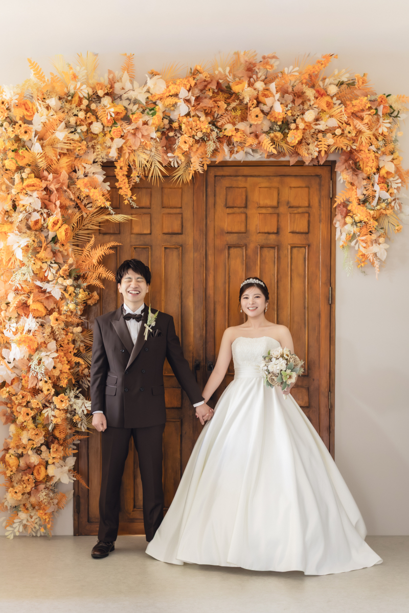 満開のドライフラワーに囲まれて