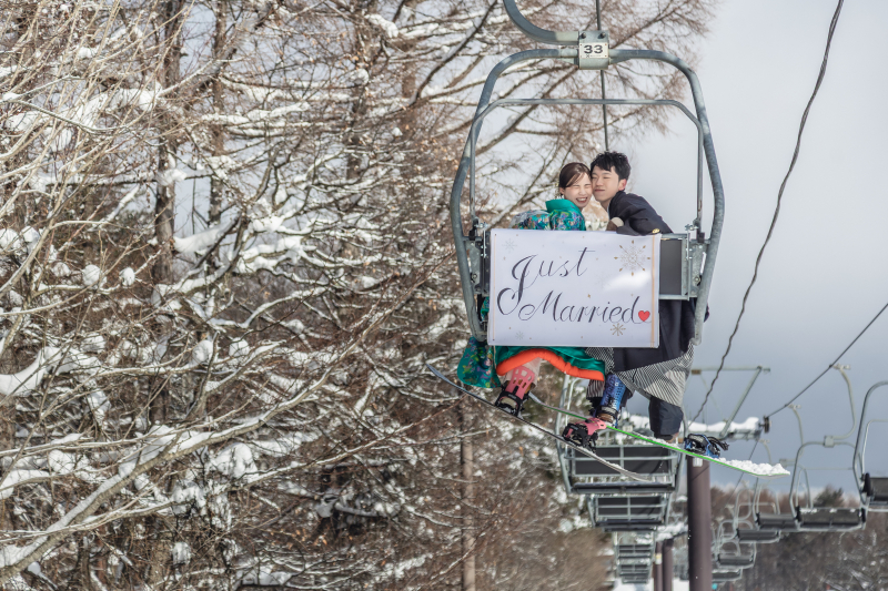 ゲレンデウェディングフォト