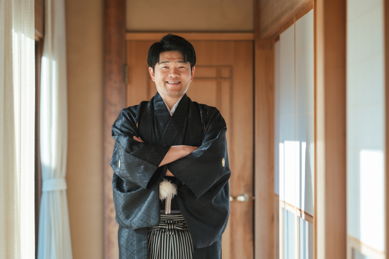 日差したっぷりの廊下で