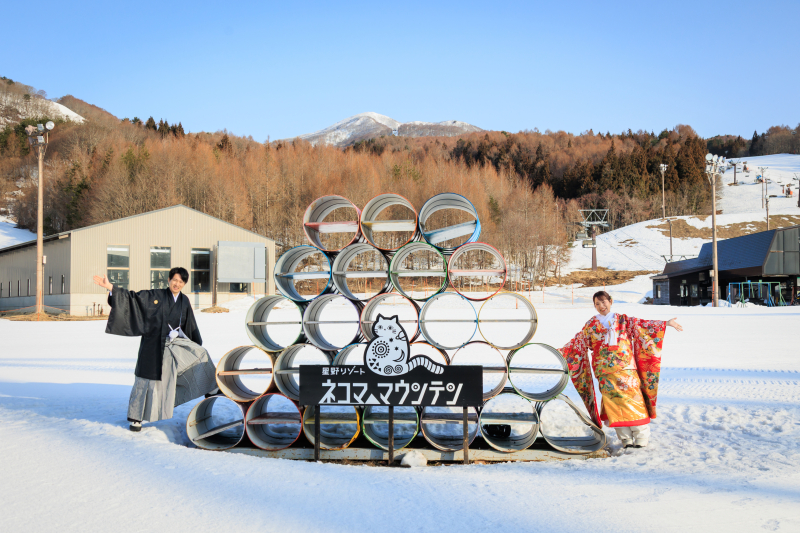 ようこそ、雪のリゾートへ。