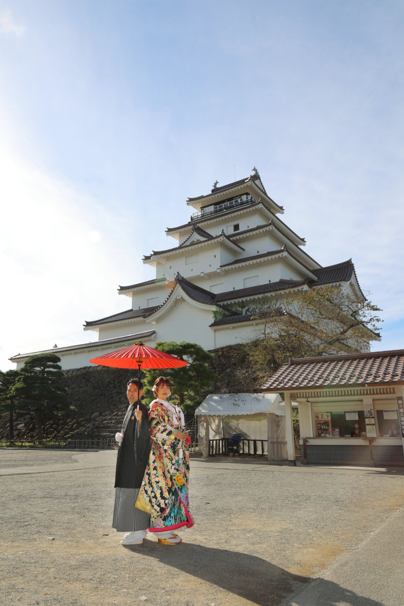 鶴ヶ城からスタート