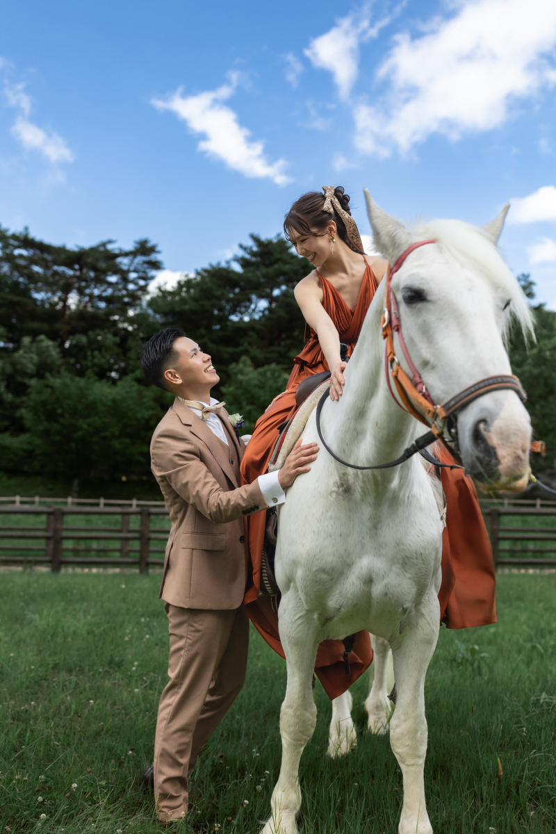 白馬の姫と、風の王子。