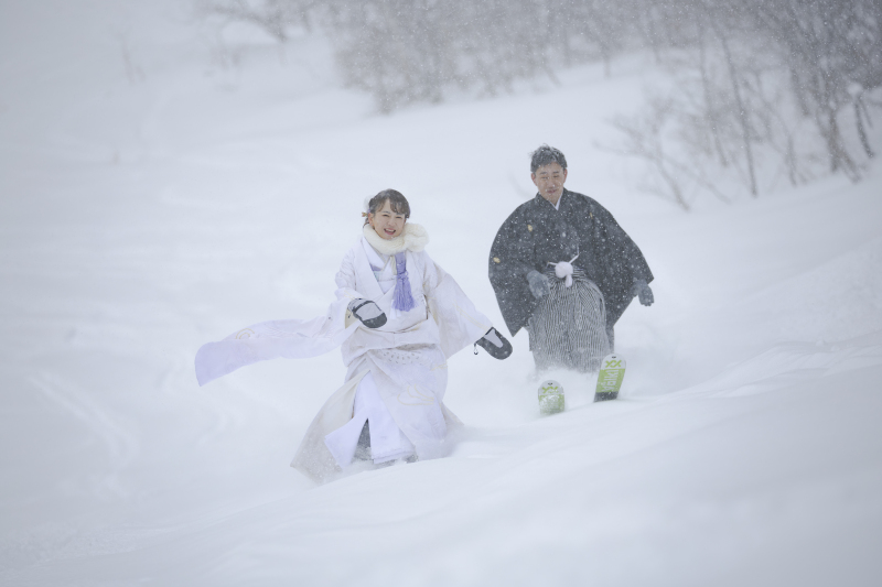 雪煙の先へ