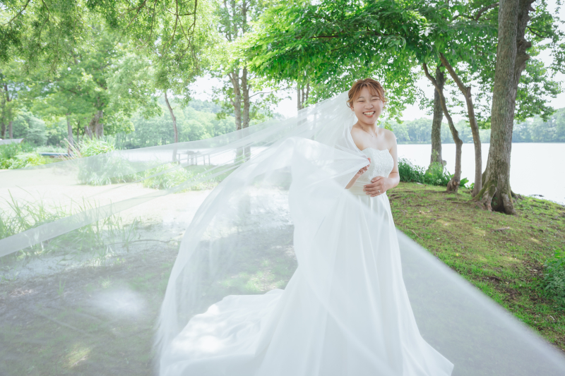 風にゆれるヴェール