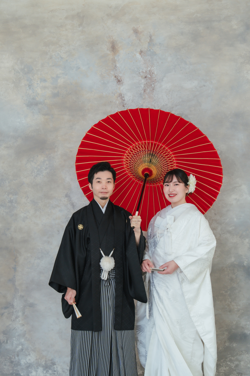 番傘を使用して