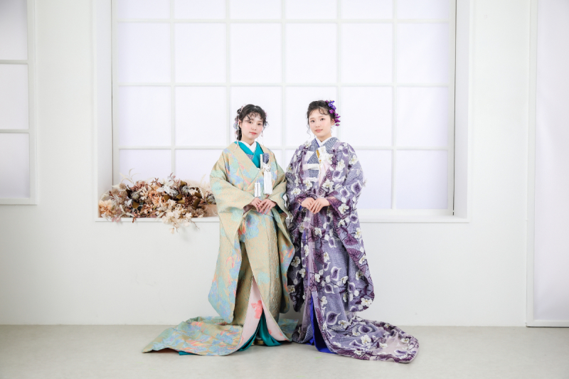 オーガンジー打掛等最旬トレンドも。合う小物もご用意