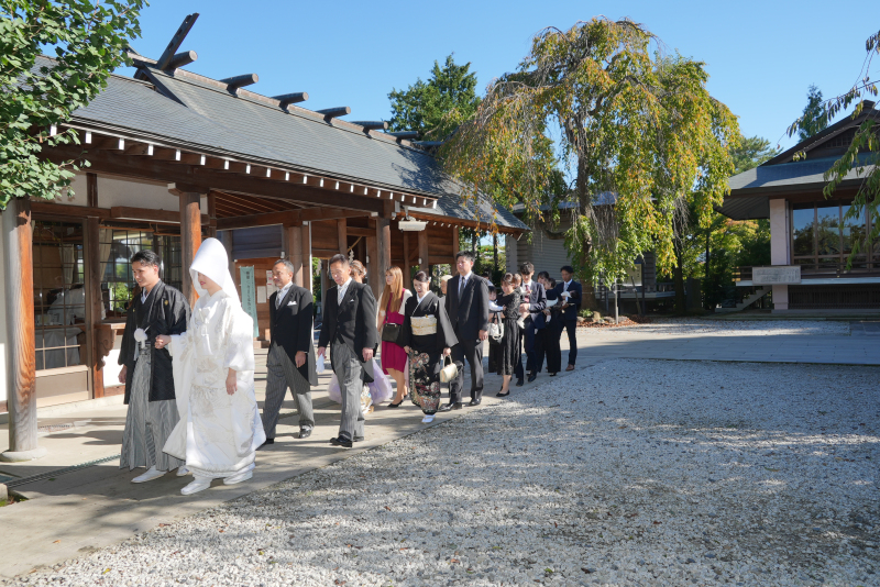 花嫁行列姿の写真ものこせる