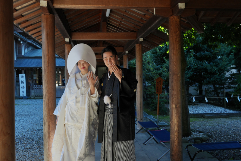 ウエディングフォトスタジオReiMei＋_神社・寺院で撮影できる