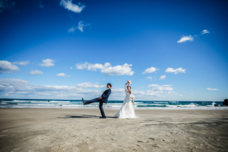 ウエディングフォトスタジオReiMei＋_結婚式オープニングムービー in the sea