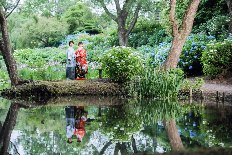 風情ある景色は和装での撮影にぴったり