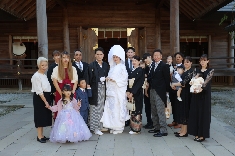【~10/31来店で限定OFF】神社挙式プラン和装・紋付袴1着¥429000→¥376200 ≪データ120カット付≫