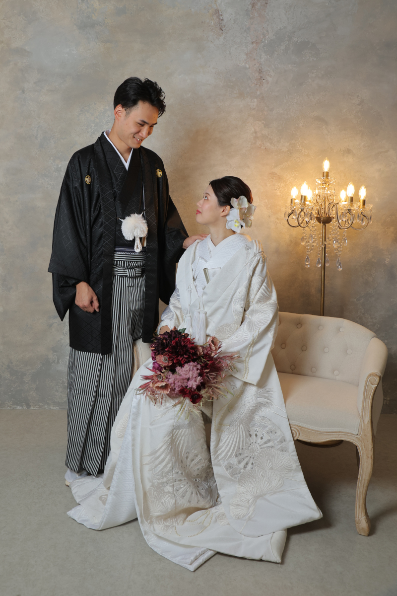 【~10/31来店で限定OFF】神社挙式プラン和装・紋付袴1着¥429000→¥376200 ≪データ120カット付≫