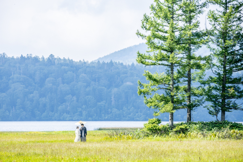 【尾瀬】登山フォトウェディング 一生の思い出にのこる和装1着ロケーション撮影