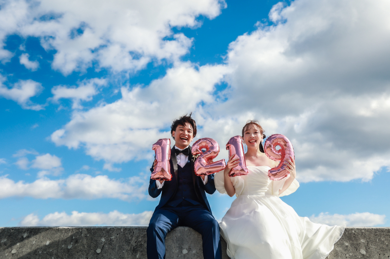 【奄美大島】洋装ロケ400データphotobook30P付 透明度の高い奄美大島のビーチや緑の絶景を舞台にした小旅行ウェディング