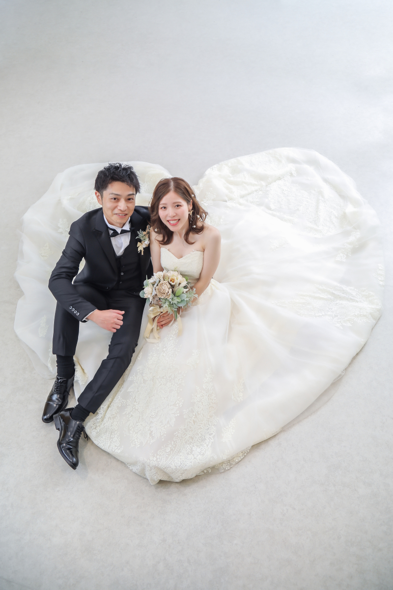 【～10/31申込限定20%オフ】】事前衣装試着OK！新築スタジオで叶える洋装2着贅沢フォトウェディング＜データ100カット付＞