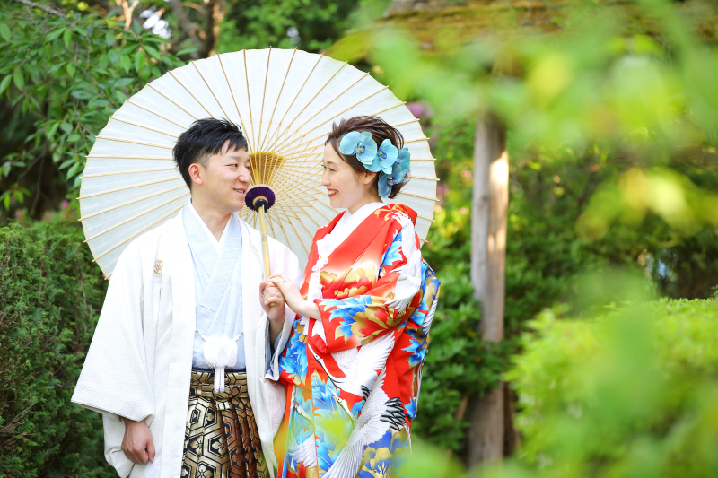 【四季の里緑水苑】【~10/31来店で20%OFF】ロケ和装・紋付袴1着¥264000→¥211200 ≪データ100カット付≫