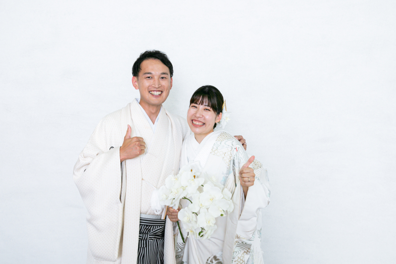 二人でグーポーズ!