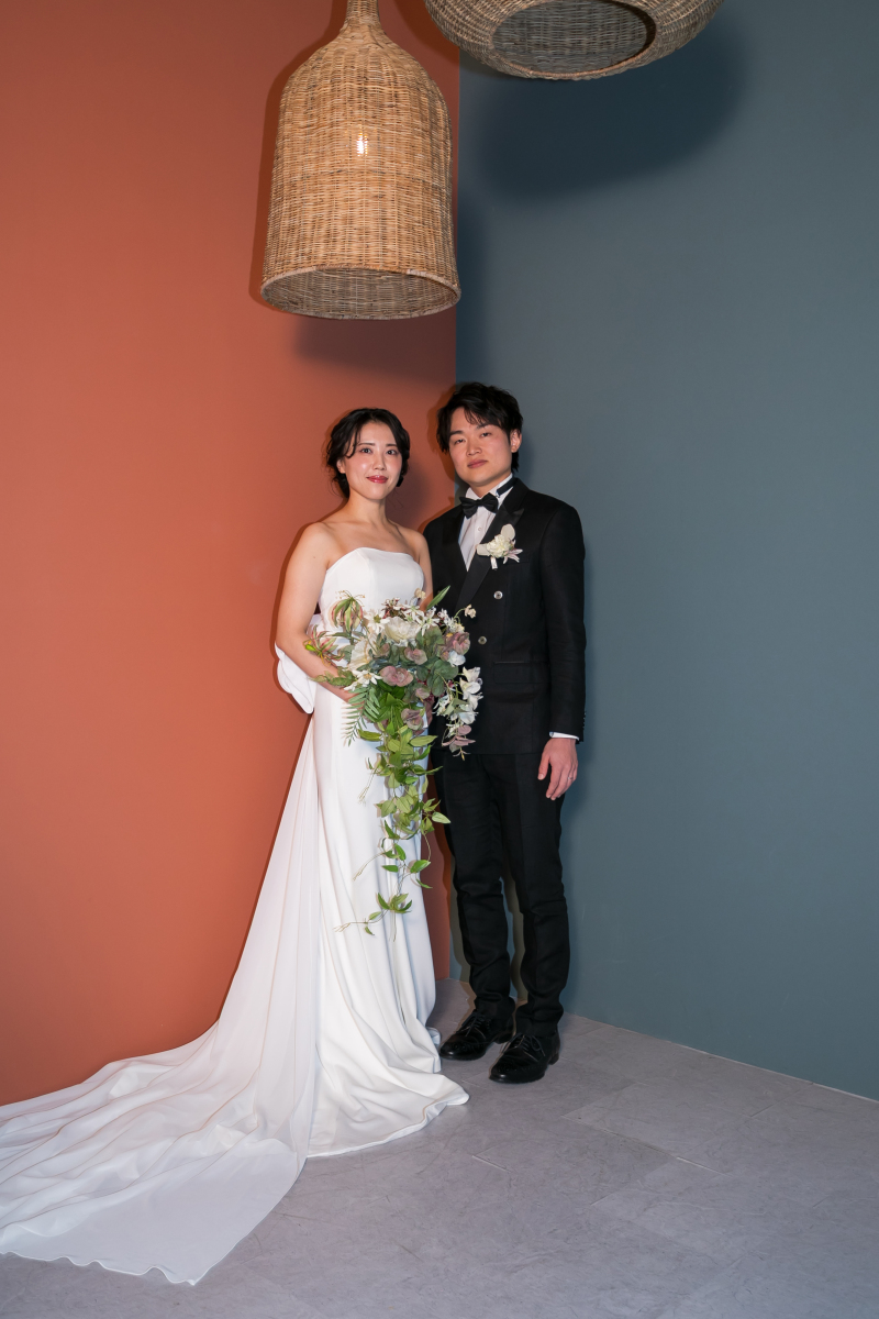 シンプルな立ち姿