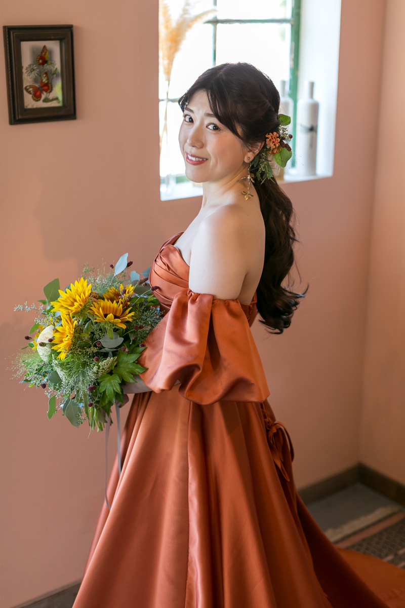 ご新婦様のソロショットで撮影終了