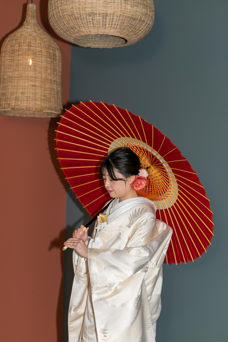 ご新婦様のソロショット。