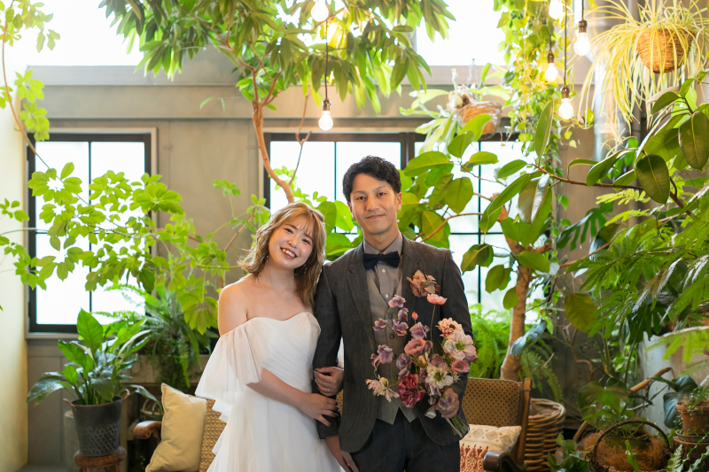 お二人での撮影スタート