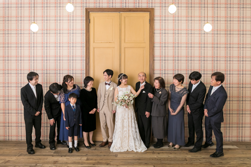 ご家族の皆様に囲まれて