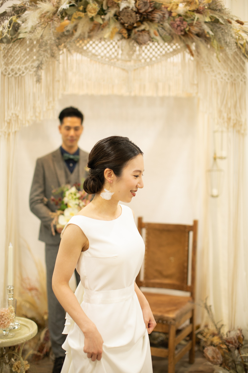 性格もかわいい新婦さん