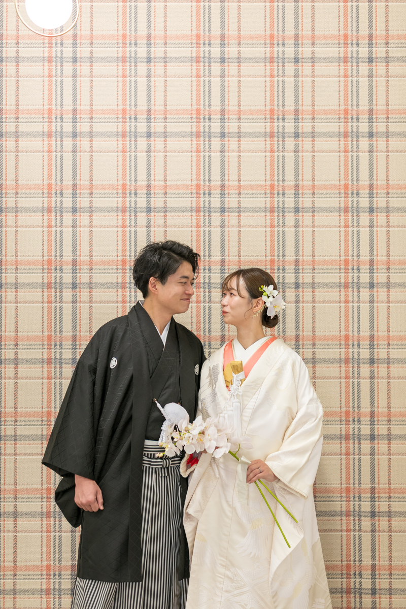 見つめ合いショット